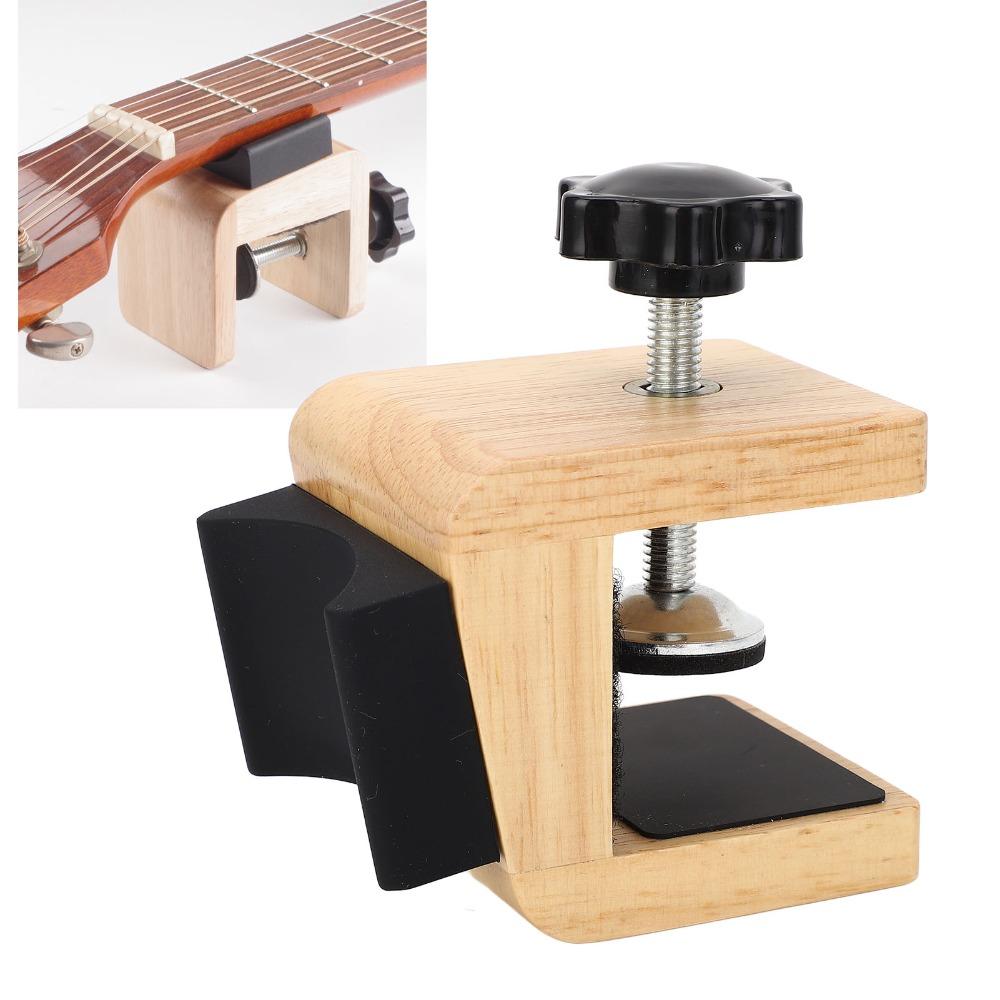Black+Wood color Guitar Neck Rest Adjustable Clamp Table Clamp Guitar Stand For Guitar