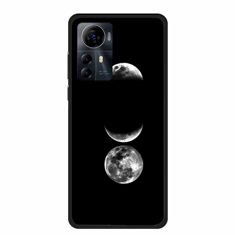 For ZTE Blade A72s 4G Case 2023 Fashion Cool Soft TPU Black Silicone Phone Cover for ZTE Optus X Max Back Cases Funda A 72s Etui