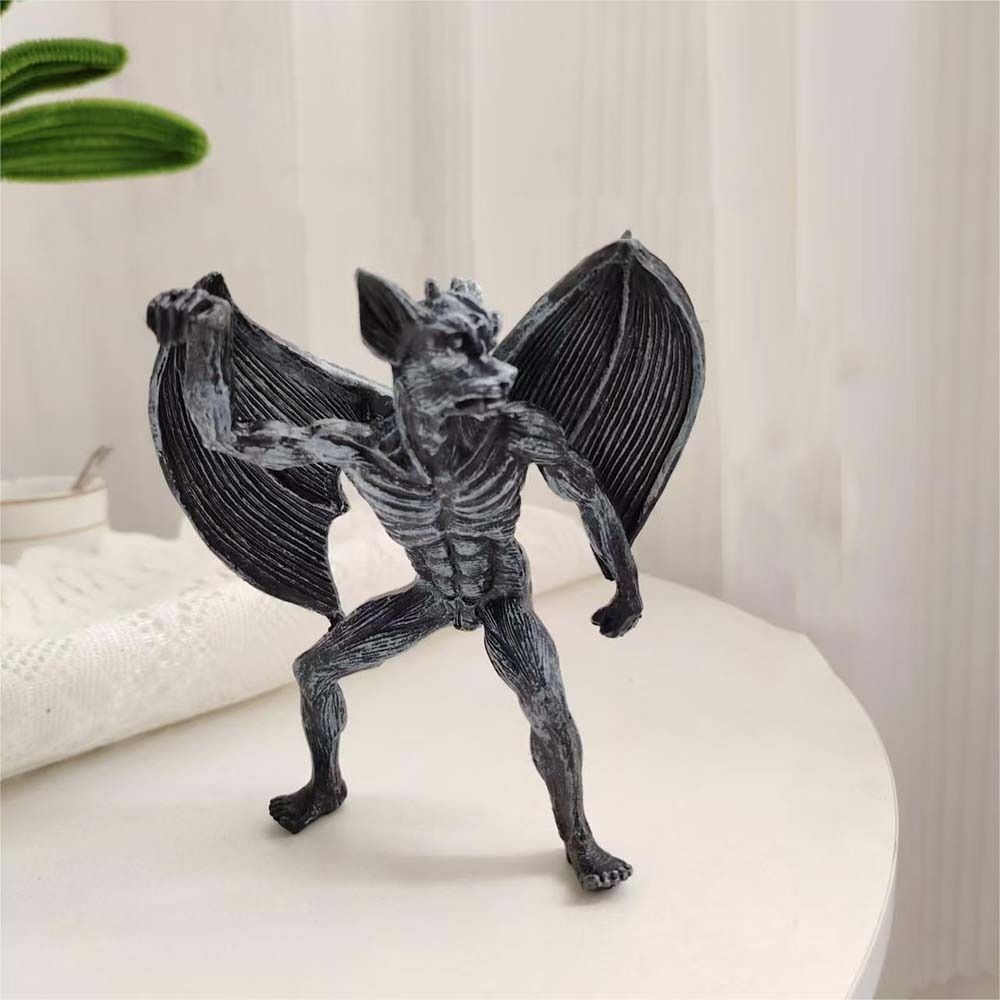Gothic Devil Angel Figurines Resin Witch Ghost Ornaments Holiday Party Decoration