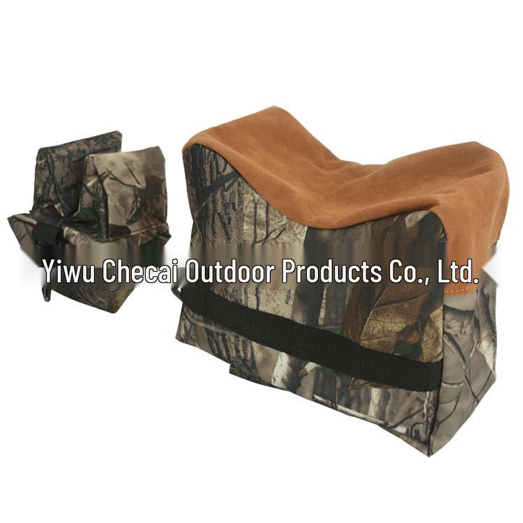 Камуфляжная уличная подставка для оружия из коровьей кожи, тактический мешок с песком для стрельбы и для военных энтузиастов