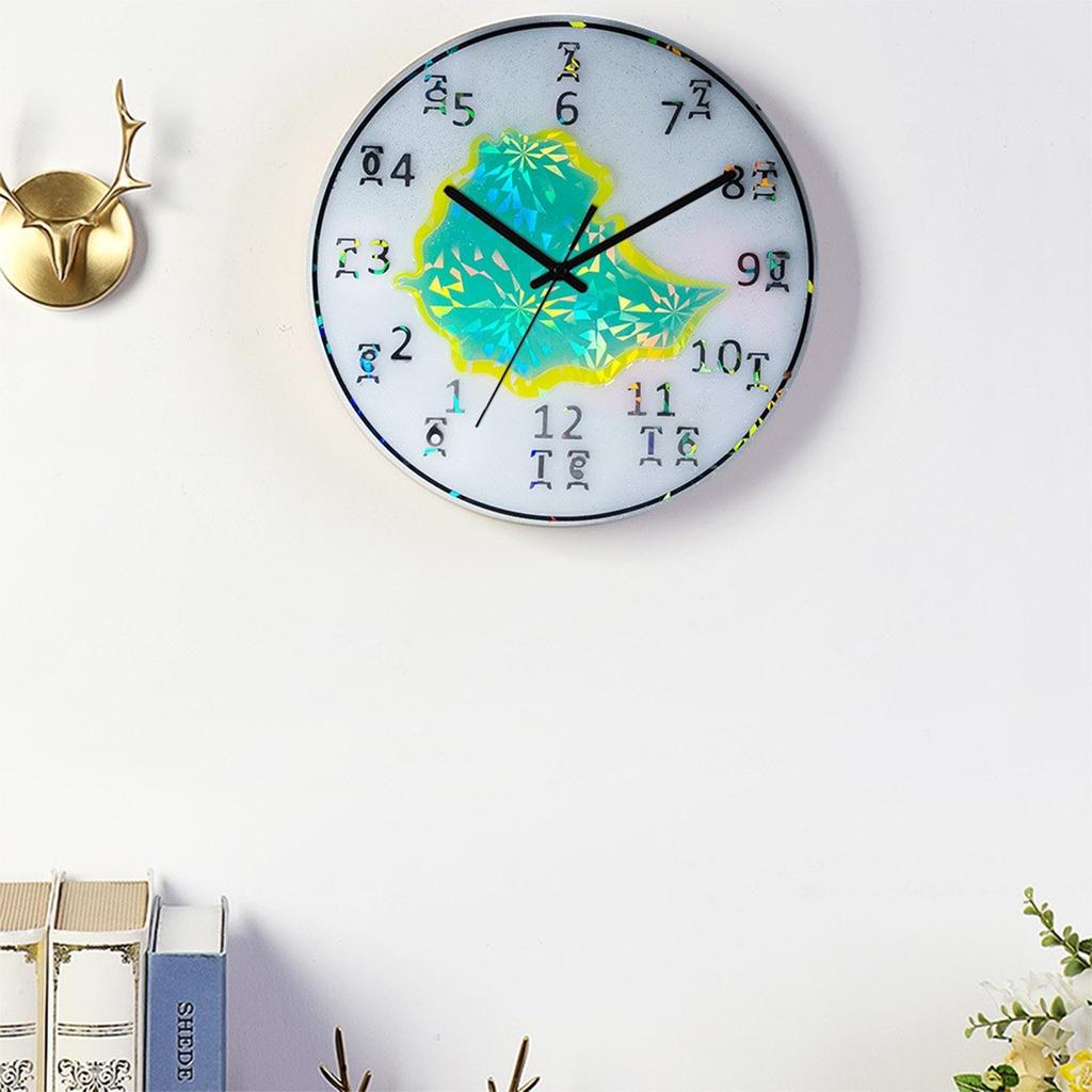 Гибкая форма для эпоксидной смолы, прочная силиконовая форма, Эфиопская карта, форма для украшения часов, идеально подходит для любителей DIY