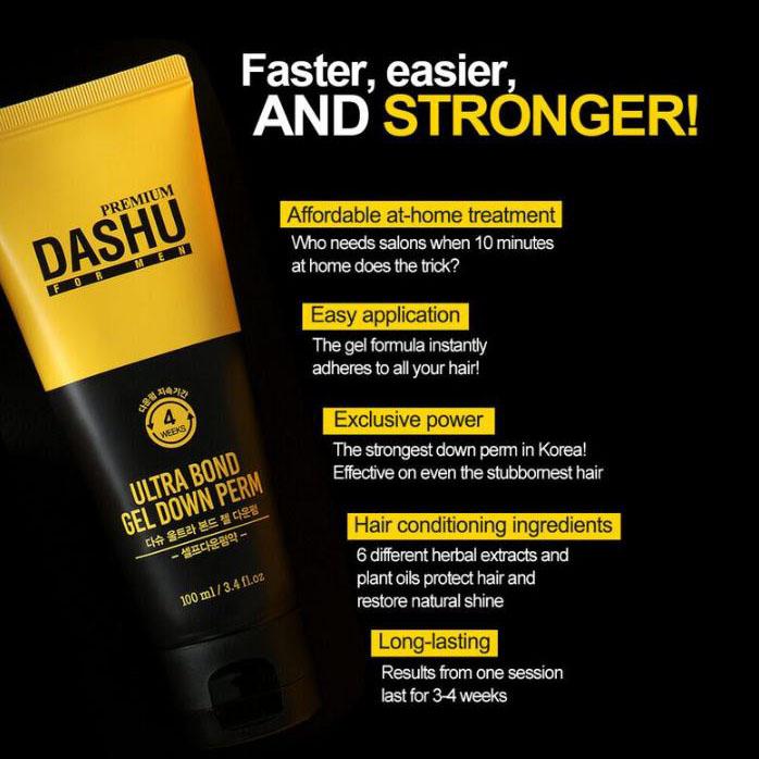 DASHU Для мужчин Premium Ultra Bond Gel Down Perm 100 мл