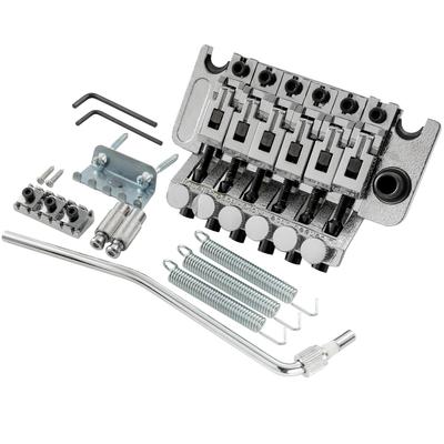 Блокирующее тремоло типа Floyd Rose от Musiclily для электрогитар Floyd Rose, хромированный блок,