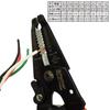 Fujiya Wire Stripper Type B Wide grip reduces strain on the hand (AWG/mm display) - - PP323B-165