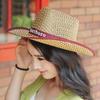 Летняя мужская соломенная шляпа козырек панама складная фетровая шляпа мужская/мужская