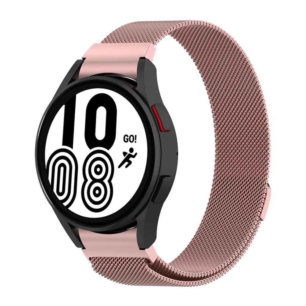 Металлический ремешок Для Samsung Galaxy watch 7/6/5/4 44мм 40мм Магнитный Браслет Ремешок Correa Galaxy Watch 6 Classic 46мм 47мм Ремень