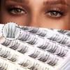 Glue-free False Eyelashes Comic Style Single Cluster Natural Sectional Curled And Light Upper Eyelashes