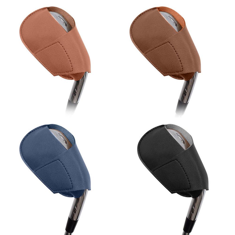 Портативные чехлы для гольф-головок Гольф-аксессуары Легкий кожаный чехол для гольф-головок для гольфистов
