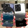 Dark Forest White For Xiaomi Redmi 13C Note13 12 Pro Plus 5G Note 9 13T Pro POCO X6 F5 F6 Black Tempered Glass Phone Case
