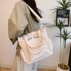 Сумка Многофункциональная сумка 2025 Новая Большая вместимость Студенческая Класс Простая, Модная Универсальная Сумка-тоут большой вместимости