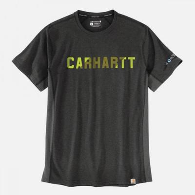 carhartt 105203 Pospit Block Logo Mw Футболка с коротким рукавом Carbon 93678 93678