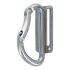 Sankyo Corporation DBLTACT Curved Gate Carabiner Tool Holder, Silver, DT-KA-H
