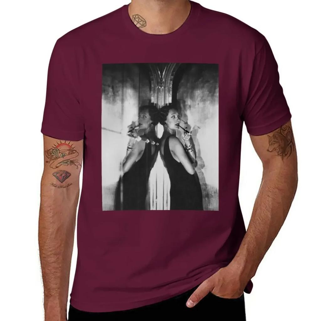 Gertrude Lawrence Black White Photo Tshirt Boys Animal Print Shirts Graphic Tees Blouse Unisexs Graphic Tshirts