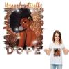 Black Woman Heat Transfer Sticker Parches Ropa Heat Press Appliqued Clothes Stickers T-Shirt Diy Iron-On Patch Afro Queen