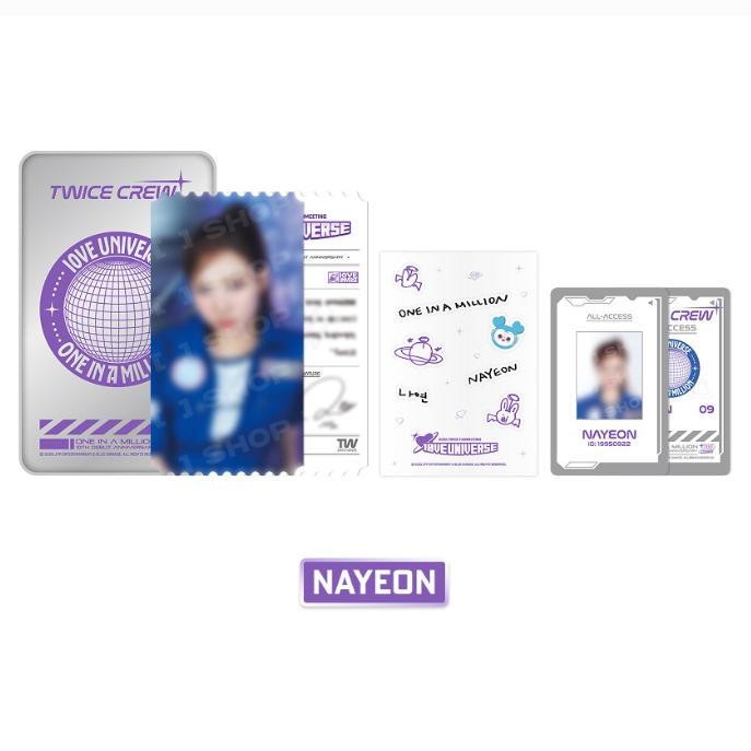 Pre-order 2025 TWICE FANMEETING 10VE UNIVERSE Tincase Photo Set