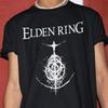 Футболка с Гербом Рун Elden Ring, Футболка с Символом Игры Темного Фэнтези, Мерч Soulsborne