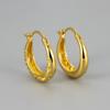 925 Sterling Silver Earrings For Women Trendy Gold Color Geometric Earring Jewelry Prevent Allergy Party Accessories Gift