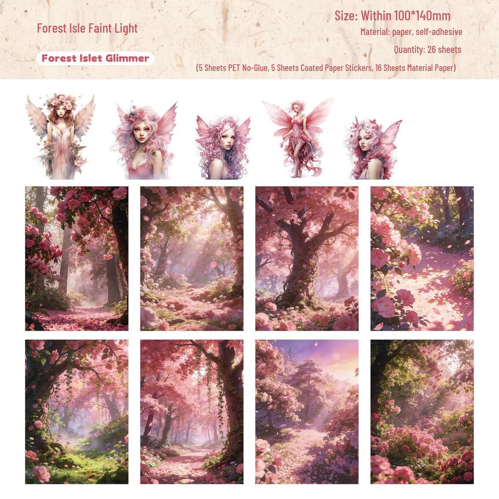 Ретро История Серия Сюньсянь: Европейский набор материалов с персонажами - 6 стилей для украшения журнала