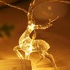 10LED/20LED Elk String Light Home Подвесной светильник Рождественская елка Декор Украшение Гостиная Украшение для дома