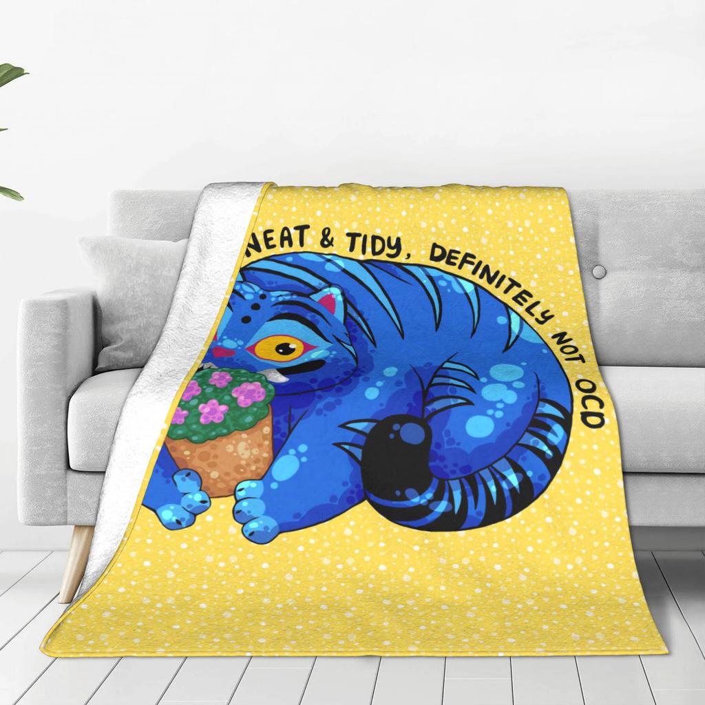 Дерпи Тигр & Джину & Руми Одеяло Качество Супер Мягкое K-pop Охотники на Демонов Постельное белье Пледы Зима Детский Декор Уличный Тренд Покрывало