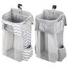 Hanging Diaper Caddy Organizer Large Capacity Nursery Organizer with Multiple Pockets Baby Essentials Organizer for Cribs and Prams Light & Portable