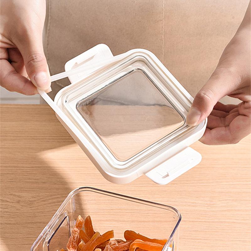 Household Kitchen Sealed Grain Can Multifunctional Snack Storage Box Transparent Visible Moisture-proof Dried Fruit Storage Tank