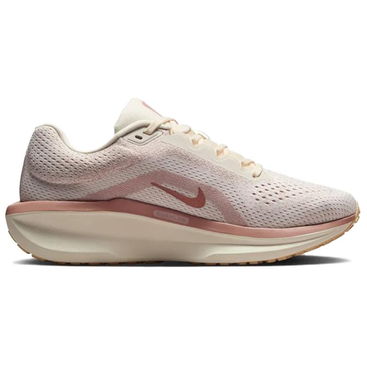 Nike AIR WINFLO 11 Abrasion Resistant Low Top Running Shoes Women's Beige Pink Sneakers FJ9510-109
