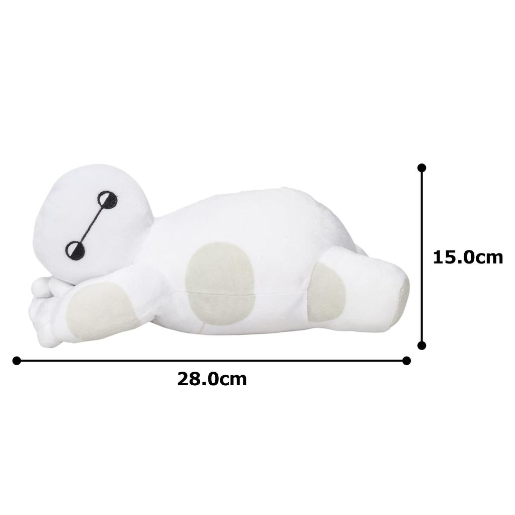 Подушка-обнимашка MORIPiLO Baymax, Подушка для сна Disney (S), приблизительно. 30см, Микроткань, приятная к коже, Большая плюшевая игрушка, Белый, Дисней, Подушки Моришита