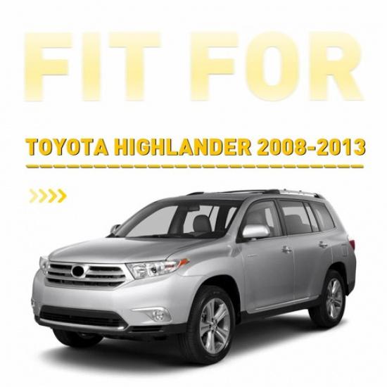 2 шт. Накладка расширителя боковой панели переднего стеклоочистителя для отделки Toyota Highlander 08 09-2013