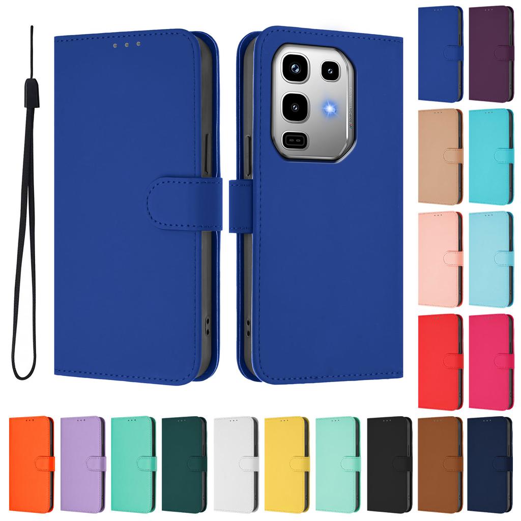 Кожаный защитный задний чехол-книжка с кошельком для Infinix Note 50 Pro Plus Note 50 50S 4g 50X 5g, противоударный