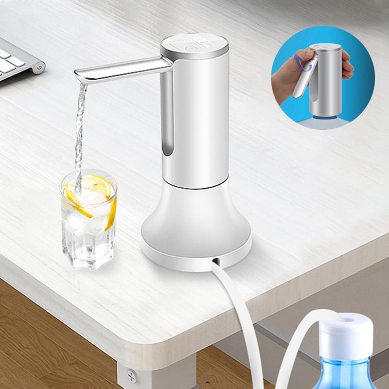 Electric Water Gallon Pump Foldable Automatic Water Dispenser Rechargeable Desktop Smart Drinking Water Pump
