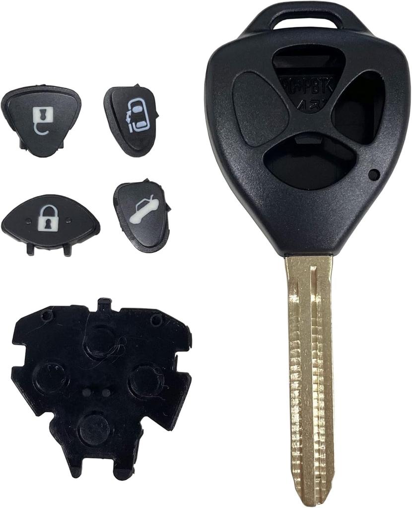 Spare Key Toyota Front 3 Button Hiace 200 Series Isis 10 Series Porte 10