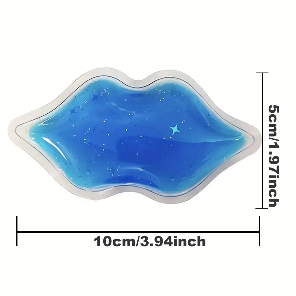 Lip and Eye Ice Pack for Injuries Gel Ice Pack Hot and Cold Compres Reduce Pain and Swelling Eye Relax Anti-Aging Lip Care Pad