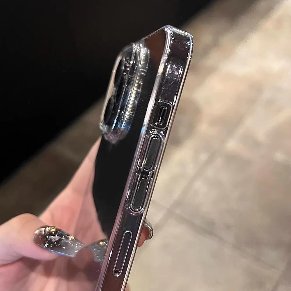 Ультратонкий прозрачный жесткий чехол из поликарбоната для iPhone 15 14 13 12 11 Pro Max 7 8 Plus X XS Max XR, пластиковый прозрачный противоударный чехол
