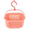 Bathroom Storage Basket Hanging Wall Mounted Plastic Organizer For Shower Cleaning Supplies Portable Bath Tote Basket For