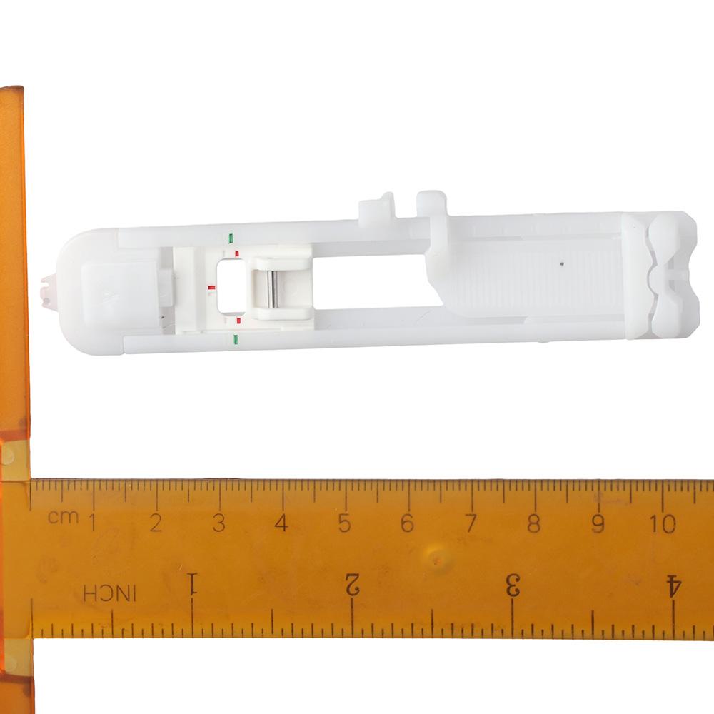 Белая 1-шаговая автоматическая лапка для петли-пуговицы, пластиковая лапка для петли-пуговицы, для швейных машин Brother