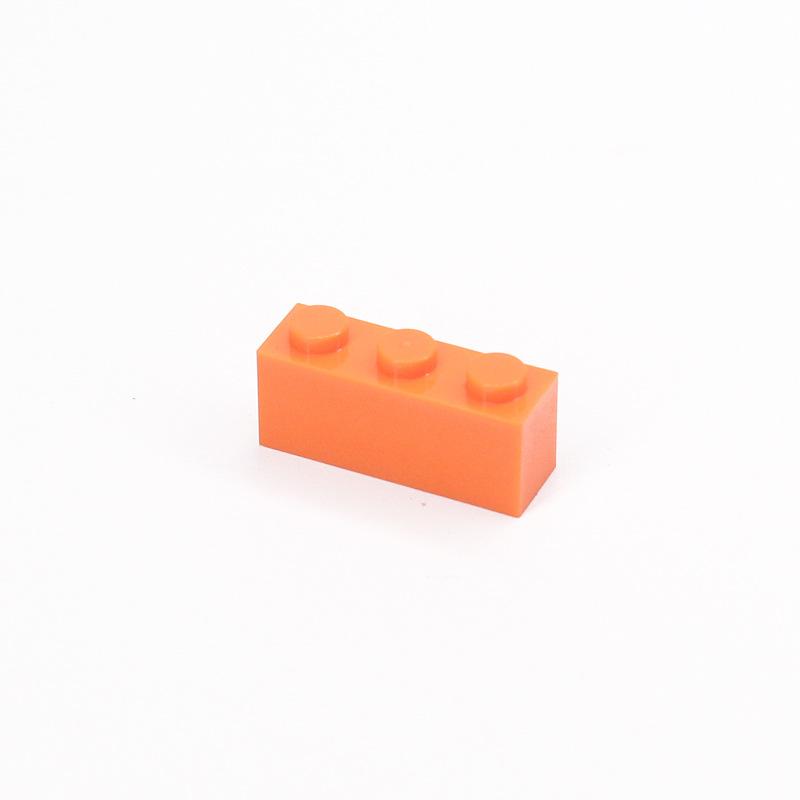 Пазл из мелких деталей, детский строительный блок, детали для DIY, кирпичик 1x3 отверстия, совместимые запасные части