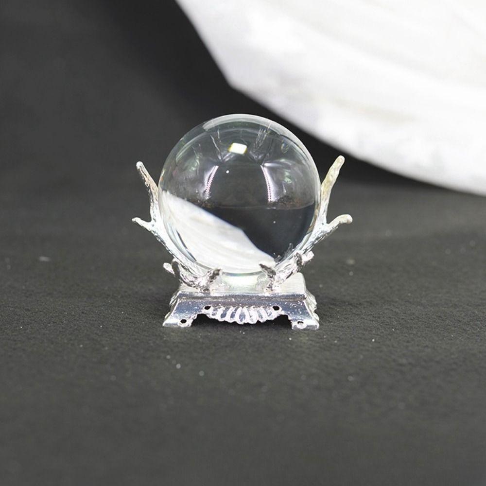 Crown Crystal Ball Stand Golden Crystal Ball Base Personalized Jewelry Tray Crystal Ball Placement