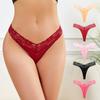 European & American Plus Size Lace Low Waist Sexy Thong - Women's Summer Breathable Temptation Panties