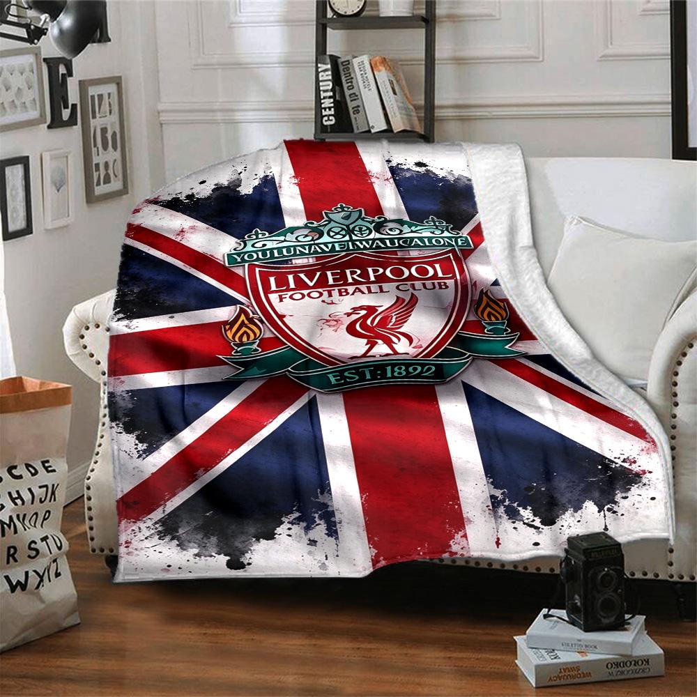 Liverpool Fc Logo Blanket Warmthful Decor Great For Office Sofa Bedding For All Occasions Playful Design Ideal Gift For Friends Family Couples Picnic