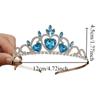 Heart Designs Bridal Tiara Crown Gorgeous Rhinestone Crown Girls Party Headbands  Girls Gift
