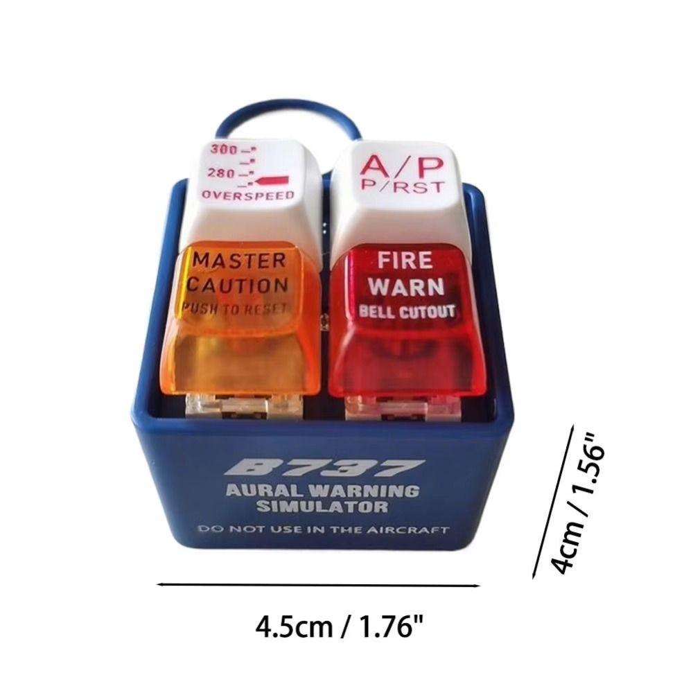 Pass The Time Pilot Keychain Airplane Emergency Alert Keychains  For Aviation Enthusiasts