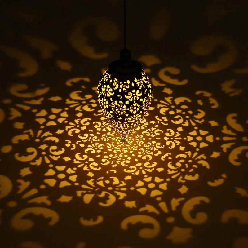 3 шт. в комплекте, уличный солнечный проекционный светильник в форме капли воды, водонепроницаемый уличный светильник для сада, патио, лужайки, дорожки, двора, рождественский декор