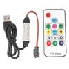 5-24V USB WS2812 WS2812B RGB Strip Wireless Controller with Remote RF Controller 2812 Dimmer for WS2812 WS2812B LED Strip Driver