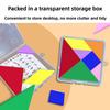 Educational Wooden Tangram Puzzle For Children With Colorful Blocks And Learning Fun
