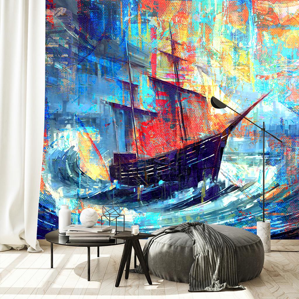 Wallpaper Ship at sea