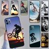 Чехол для iPhone 16 Pro Max 14 13 12 11 15 17 Pro Max mini 15 16 Plus 16e 17 Air с изображением BMX Bike Extreme Sport