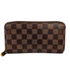 LOUIS VUITTON Zippy wallet Purse Brown Women used