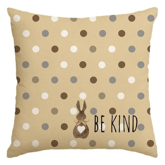 Наволочка с пасхальным кроликом, очень мягкая, износостойкая, моющаяся, не выцветающая, квадратная наволочка для дивана, наволочка