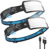 Улыбающаяся Акула Перезаряжаемая Светодиодная Последняя PSE Белый USB 6x Яркость Наружный Широкоугольный Сфокусированный IPX4 Водонепроницаемый 8 Часов Непрерывной Идеально для Питания и